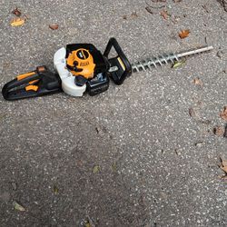 Poulan pro 2322 gas hedge trimmer works great