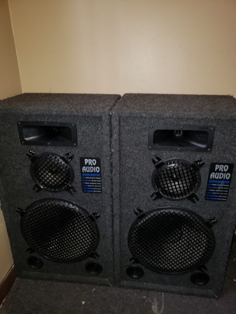 Pro audio speakers