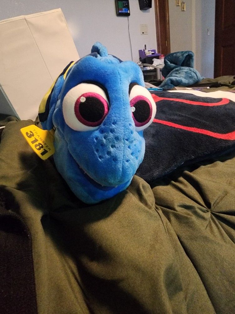 Finding Dory Stuffed Animal With Tag On It