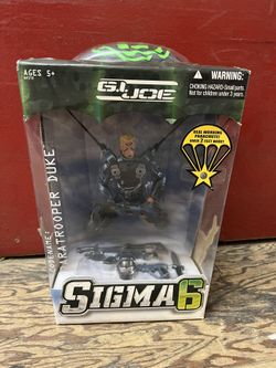 G.I. Joe Sigma 6  paratrooper duke code game 