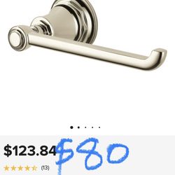 Rook Wall Mounted Hook Toilet Paper Holder Brizo 695061