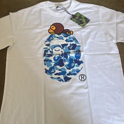 Bape White T Shirt
