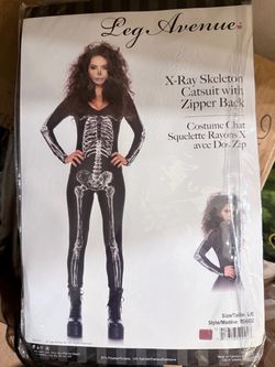 Xray Skeleton Catsuit New!! large