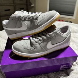 Nike SB Dunk Low Pro ISO Orange Label Wolf Grey Gum