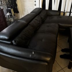 Italian Set. 2 Piece Couch And Ottoman