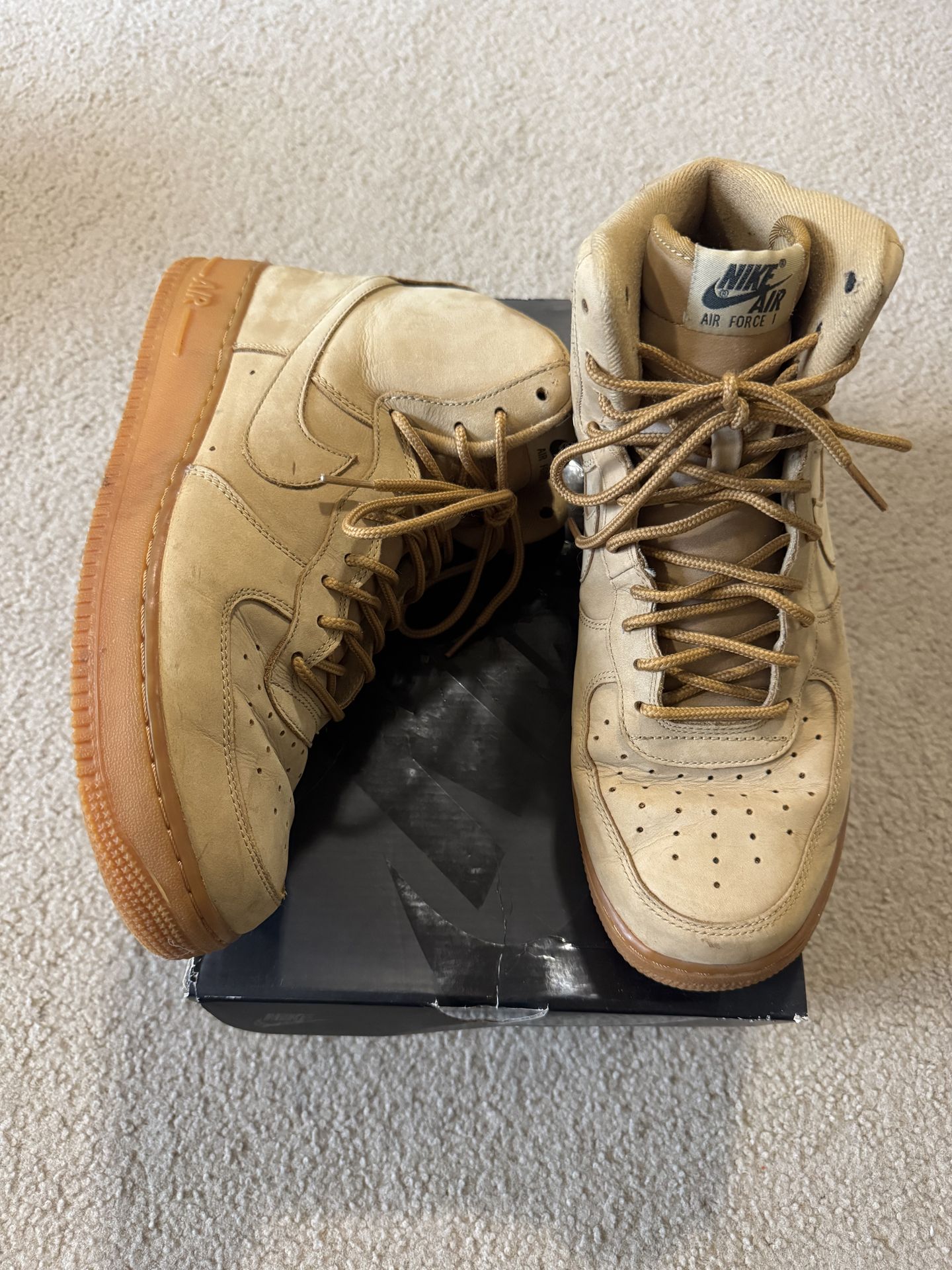 Nike Air Force 1 High 'Flax' Size 10