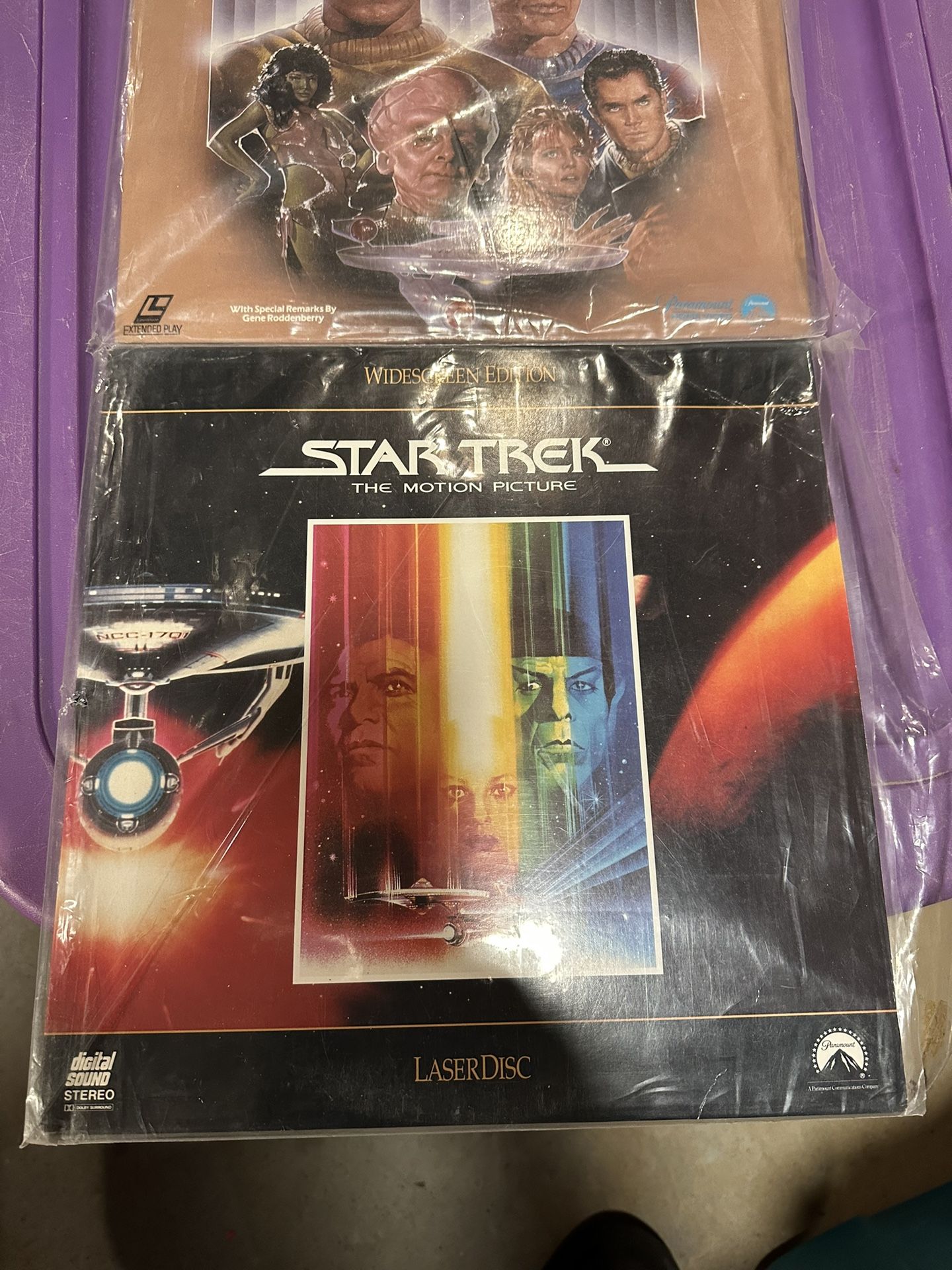 Three Vintage Star Trek LaserDiscs