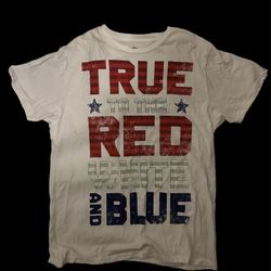 Patriotic Red White Blue Size XL (46–48) T-Shirt