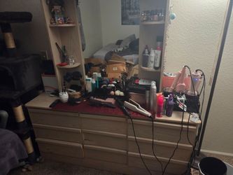 Free - Long Solid Wood Dresser