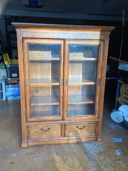 Oak bookcase