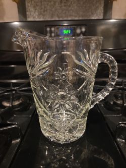 Glass pitcher - 8 inches
