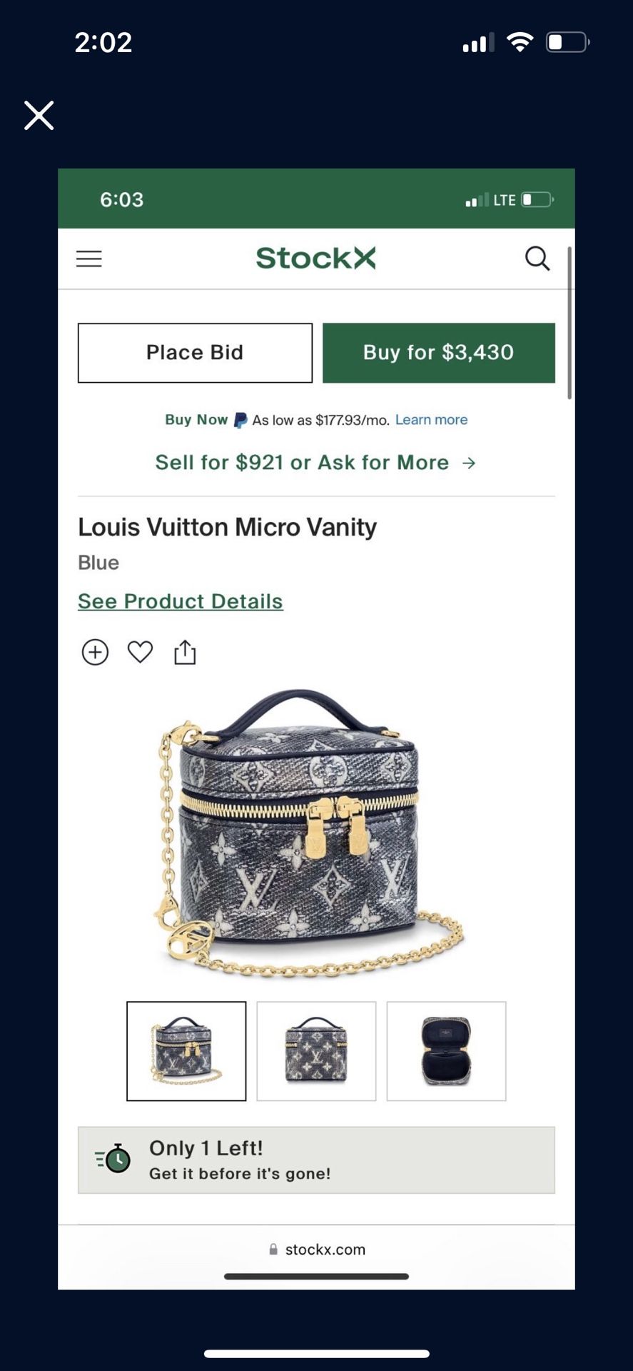 Louis Vuitton Micro Vanity