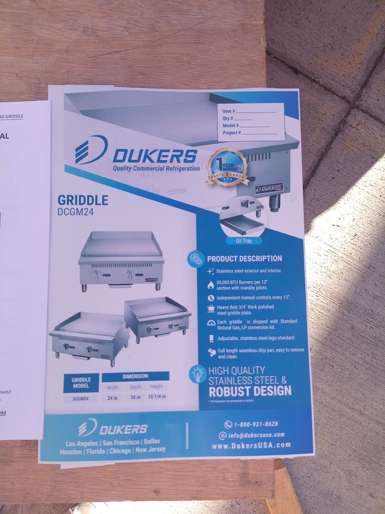 Dukers griddle