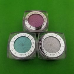 LOT OF 3 L'OREAL INFALLIBLE EYE SHADOW MAKEUP ASSORTMENT 337 757 759 Ombres 24H
