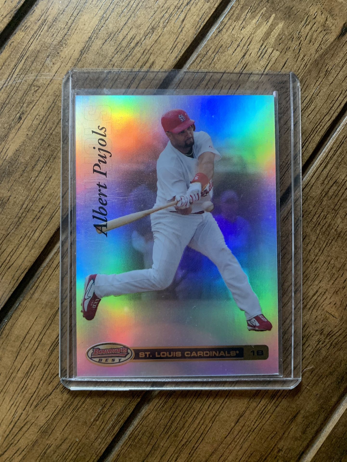 Albert Pujols 2007 Bowmen Best Refractor #31 Baseball Card Cardinals