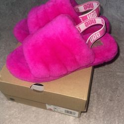 Pink Ugg Slides