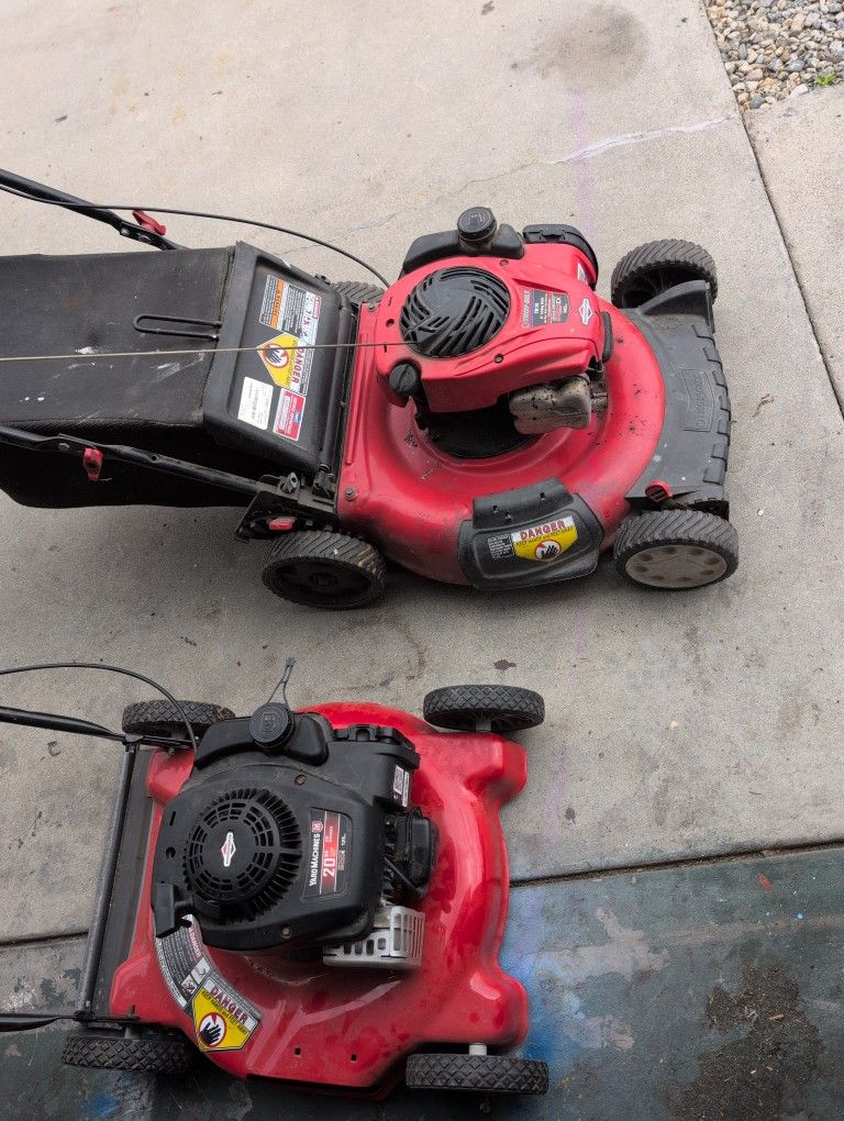 Gas Power Briggs And Stratton Mowers
