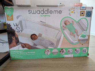 SwaddleMe by Ingenuity DreamSecure 2-in-1 Co-Sleeping Bassinet