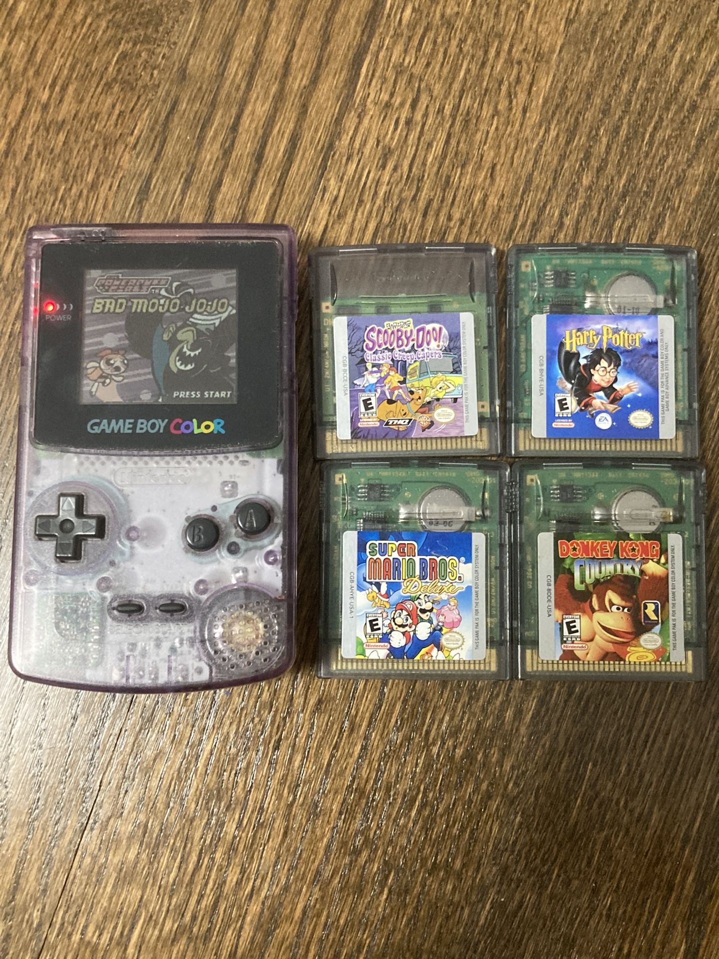 Super Mario Bros 5 Game Boy Color Nintendo GBC Donkey Kong Console Harry girl do
