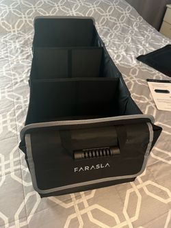 Trunk organizer with cooler bag