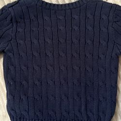 Polo tri colored hoodie and lightweight polo zip up jacket, cable knit Ralph Lauren cashmere sweater