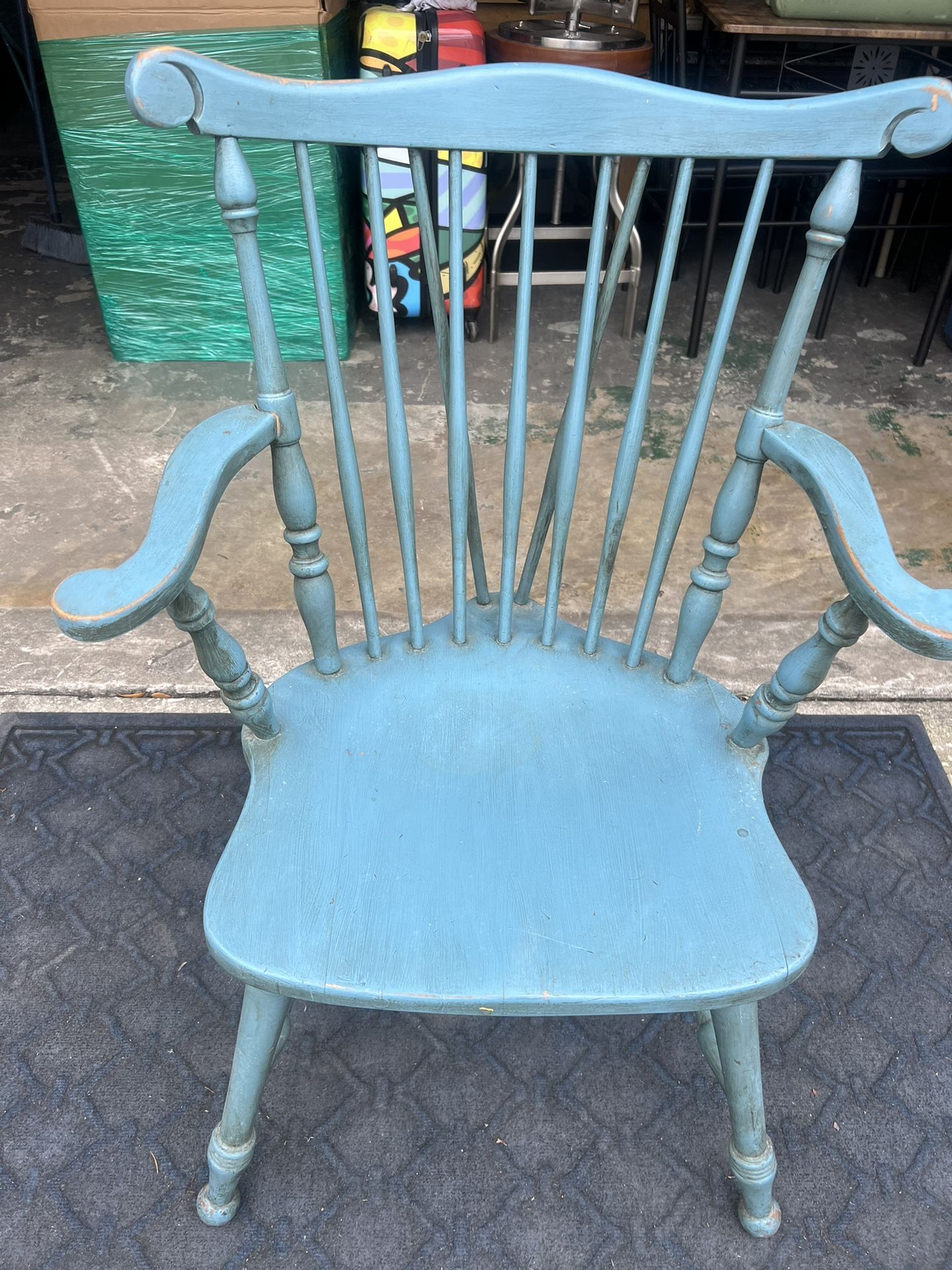 Vintage Vanity Chair (Real Wood)