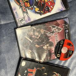 Nintendo GameCube Games Sonic Adventure Battle 2 , Turok Evolution , SuperSmash Bros Melee 
