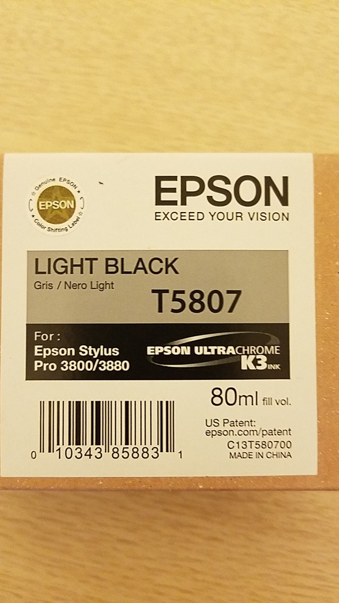 Epson photo Light Black