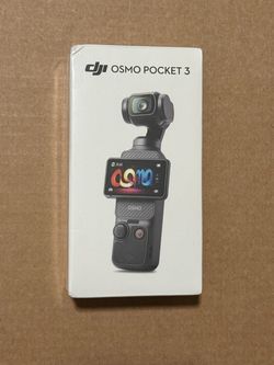 DJI - Osmo Pocket 3 3-Axis Stabilized 4K Handheld Camera with Rotatable Touchscreen - Gray SEALED