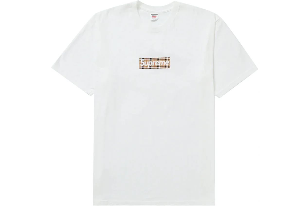 Supreme x Burberry ‘ Box Logo T-shirt