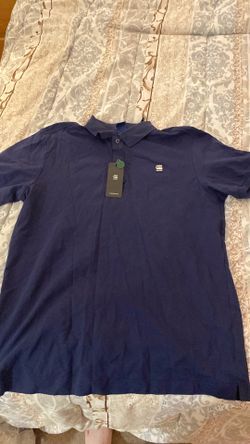 Raw men’s polo shirt dark blue large