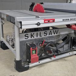Skilsaw portable tablesaw 8 1/4 worm drive