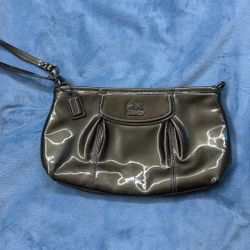 Coach Metallic Wristlet