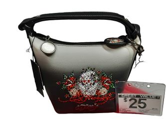 Ed Hardy Ehh419r1-42003 Black Purse / Handbag