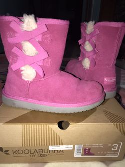 Pink girl boots