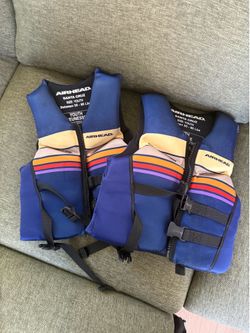 2 life jackets youth — buy one or both!