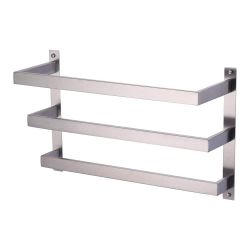 Square 20 in Wall Mounted Towel Rack Single Towel Holder