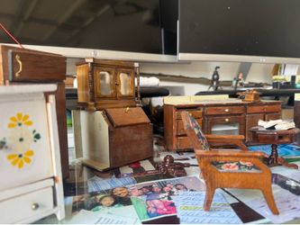 Antique miniature house furniture