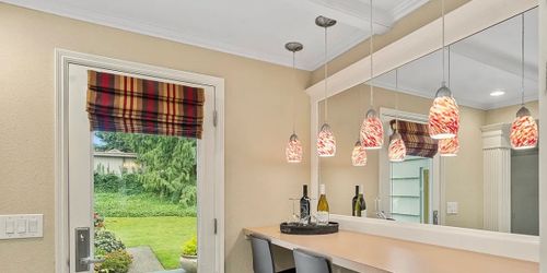 Hand-Blown Glass Pendant Lights - Red