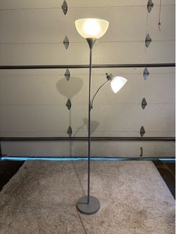 Floor lamp with reading light