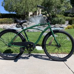 New Forest Green 😎 Men’s Beach Cruiser Bike Bicycle Standard Adult Size 26” Tires Father’s Day
