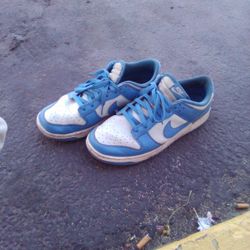 Nike Shoes Blue And Grey 12w