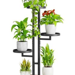 4 Tier Plant Stand Indoor Outdoor Metal 28 Inch Tall Display Rack new 