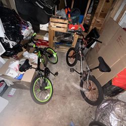 2 bikes need gone fast great condition will clean if bought and fill with air