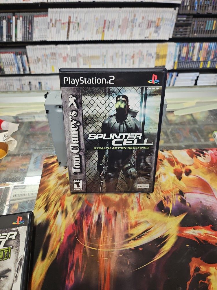 Tom Clancy’s Splinter Cell (PS2) CIB W/ Manual- Authentic - Tested