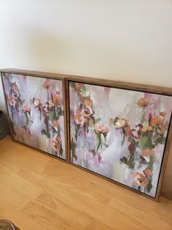 Flower art canvas