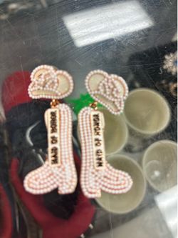 Made of honor  earrings