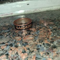 Men's Tungsten RAIDERS Ring