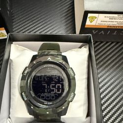 Activa Ranger X Terrain Invicta Digital Men's Watch - 45mm, Camouflage, Green