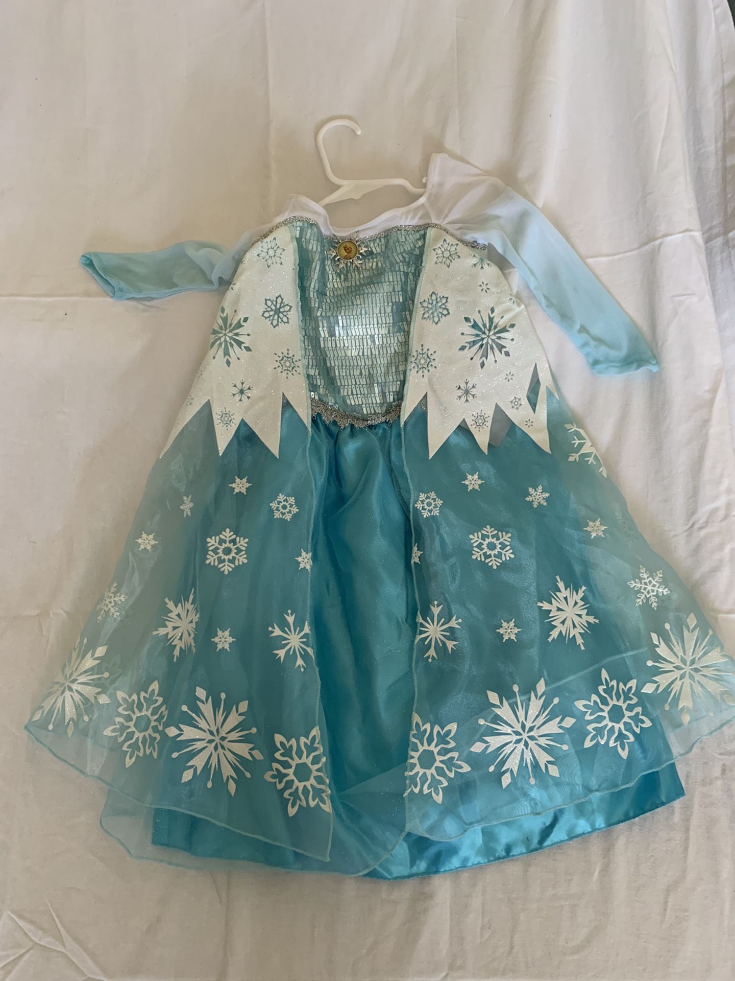 Disney Store Frozen Elsa Dress Size 3